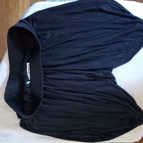 L.A.M.B Black Flowy Skirt Med - Picture 5 of 8